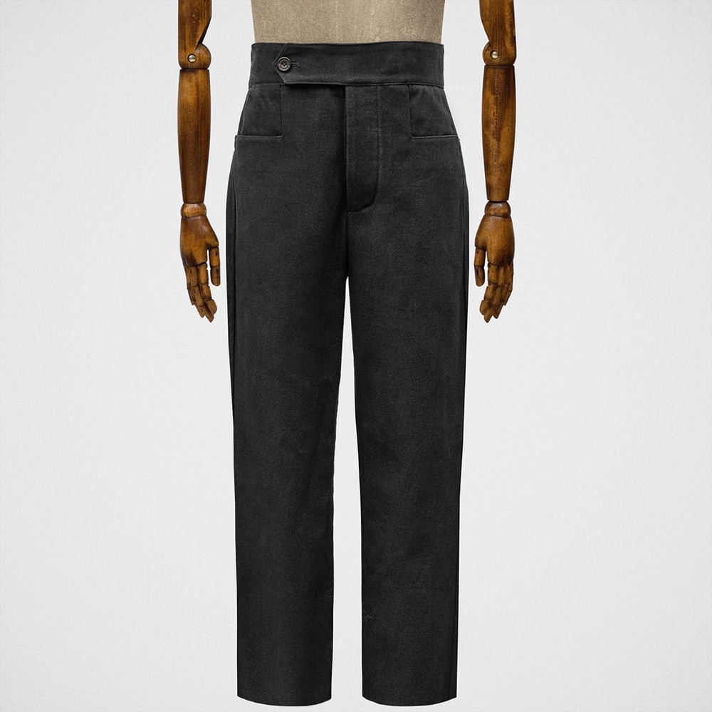 S.E.H Kelly - Work trousers in cotton duck in black (M)